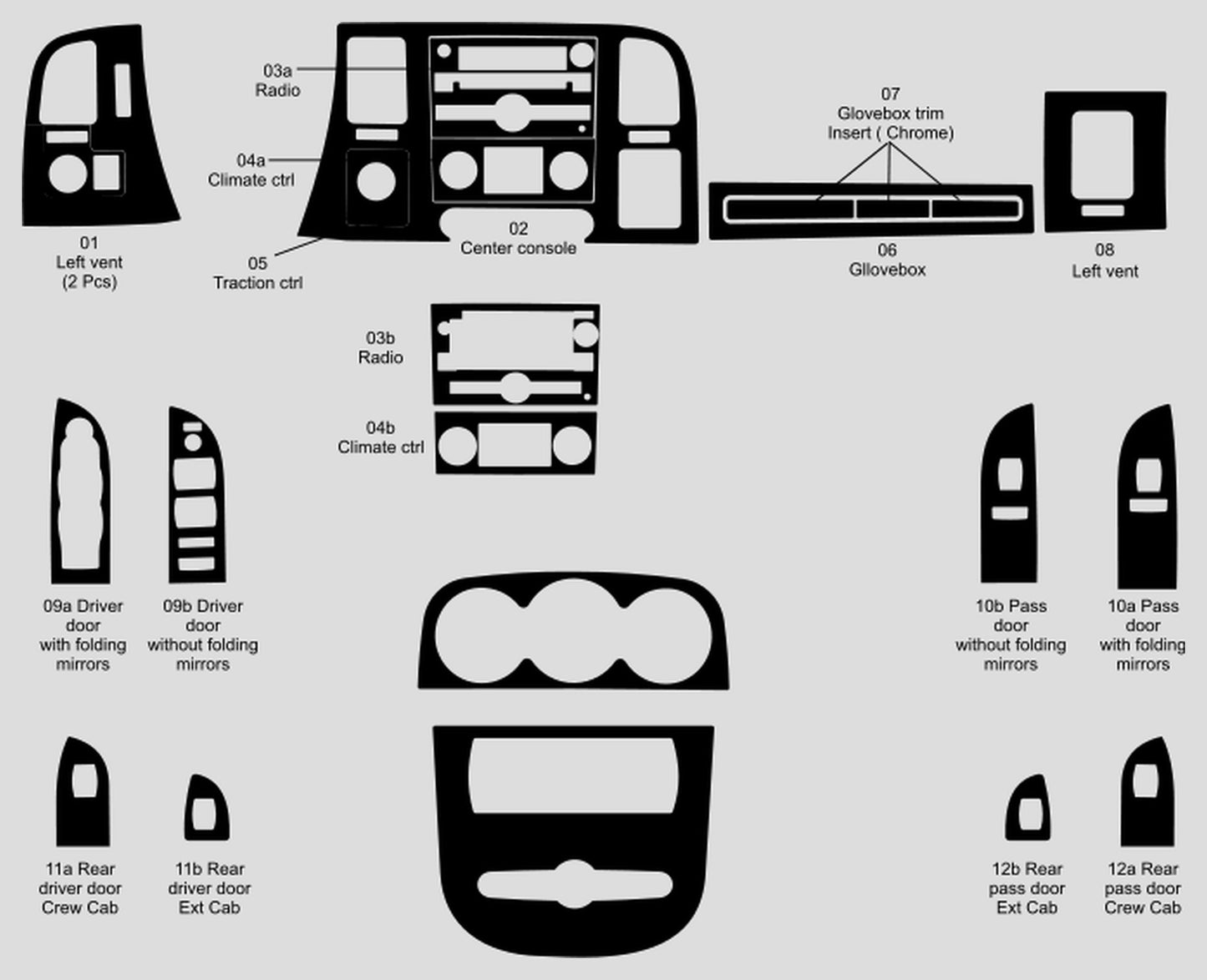 GMC Sierra 1500 (Crew Cab) 2007-2013