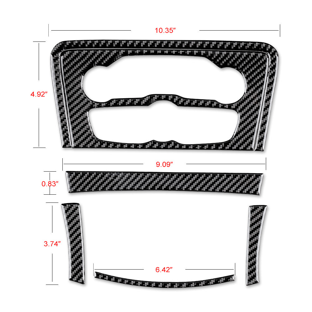 DynaCarbon™️ Carbon Fiber Multimedia Frame Trim Kit for Dodge Charger –  Dyna Performance