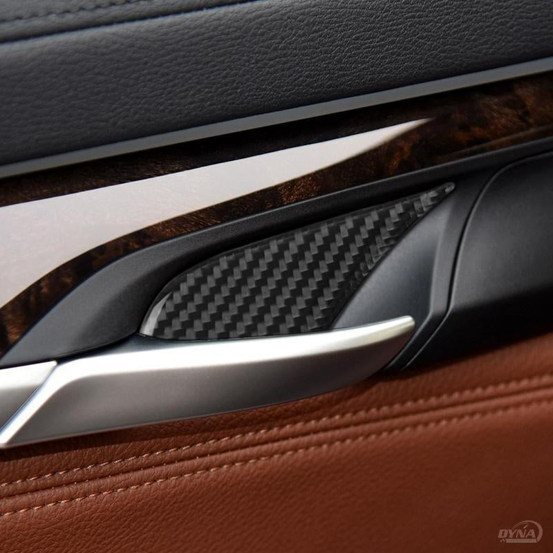 DynaCarbon™️ Carbon Fiber 4PCS Inner Door Handle Trim Overlay for BMW F15 X5 F16 X6