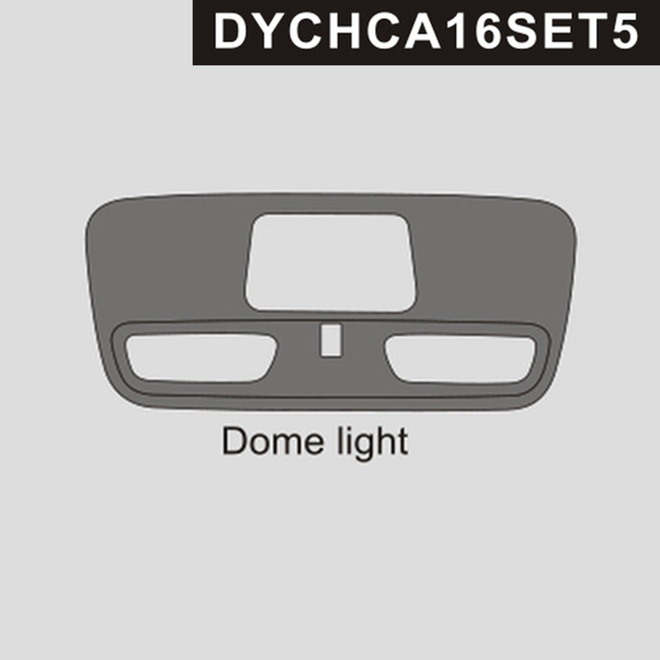 DynaCarbon™️ Carbon Fiber Dome Light Trim Overlay For Camaro 2016-2023